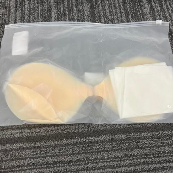 BRABIC Plunge Strapless Sticky Push Up Bra Backless Adhesive Invisible, size L - Picture 5 of 6